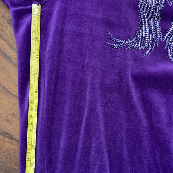 EUC purple velour track suit - Picture 14 of 16